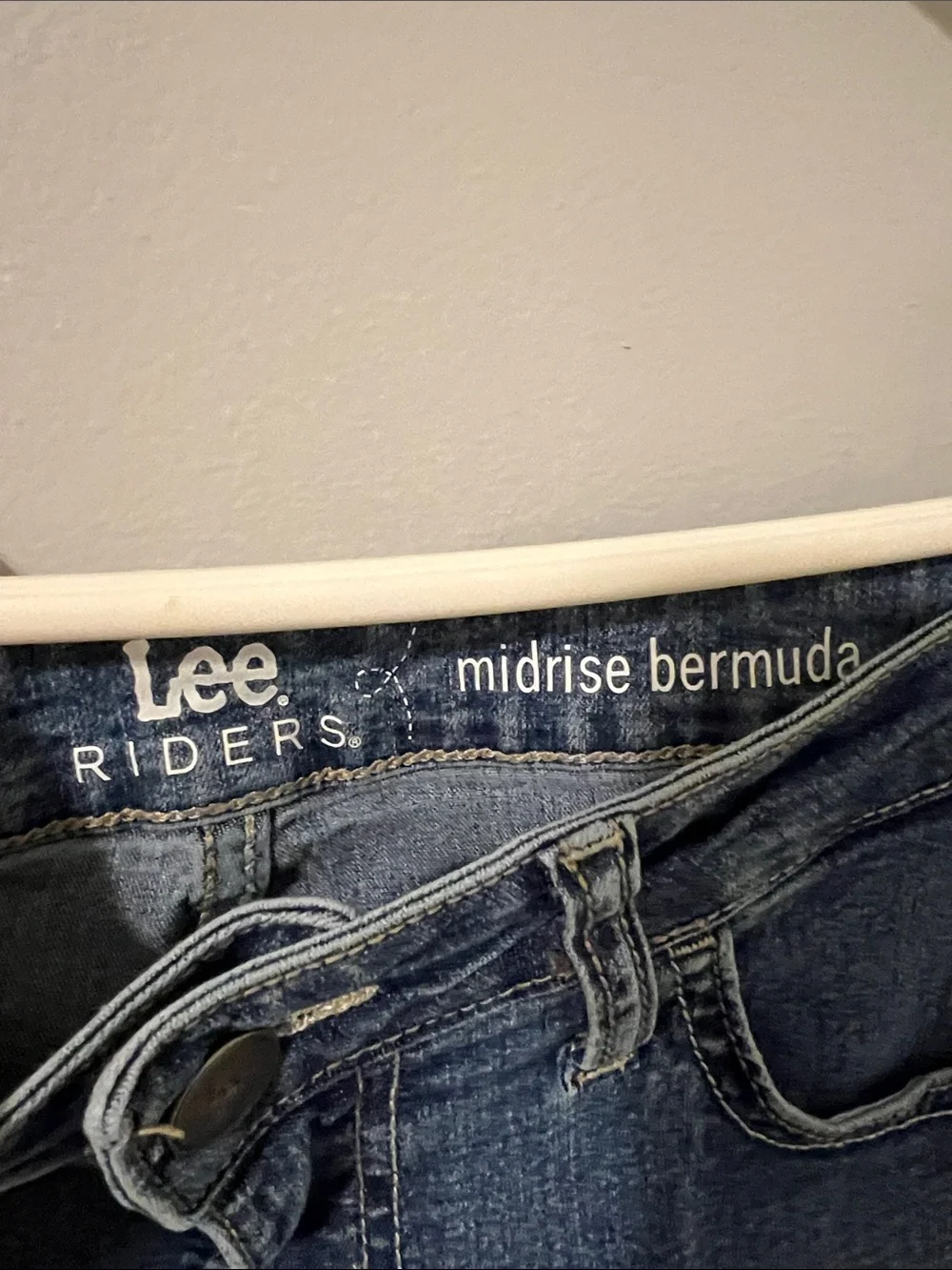 Lee Riders Midrise Bermuda Denim Shorts